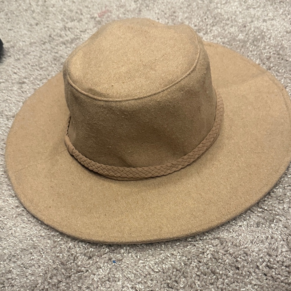 ASN Black Wide-Brim Hat